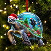 Joycorners Custom Name Diving Ornament, Diving Lover Christmas Gift 2D Flat LM2111
