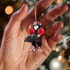 Joycorners Santa DJ Home Decor Christmas Ornament, Personalized Ornament 2D Flat LM2211