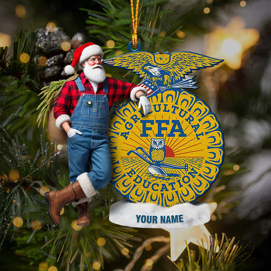 Joycorners FFA Education Christmas Ornament, Personalized Ornament 2D Flat LM2211