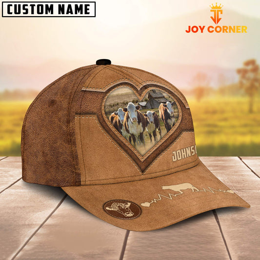 Joycorners Hereford Heart Shaped Style Customized Name Cap