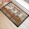 Joycorners Sheep Custom Name - Home To Where The Herd Is FarmHouse Doormat