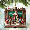 Joycorners Custom Name Teacher Ornament, Teacher Christmas Decoration 2D Flat LM2111