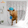 Joycorners Limousin Flower 3D Shower Curtain