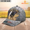 Joycorners Steel Pattern Belted Galloway Customized Name Cap