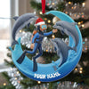 Joycorners Dolphin Trainer Home Decor, Christmas Ornament, Personalized Ornament 2D Flat LM2111