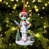 Joycorners Nurse Christmas Ornament, Personalized Ornament 2D Flat LM2211