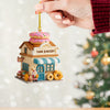 Joycorners Santa Bakery Shop, Home Decor, Christmas Ornament, Personalized Ornament 2D Flat LM2111