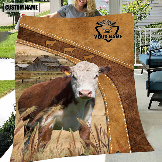 Joycorners Hereford Custom Name Blanket Collection