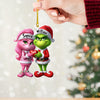 Joycorners ELF Couple Christmas Ornament, Personalized Ornament 2D Flat LM2211