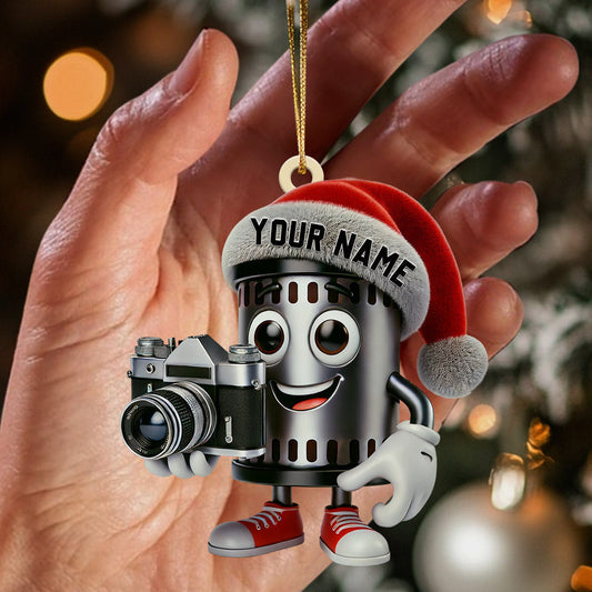 Joycorners Photographer Christmas Home Decor Christmas Ornament, Personalized Ornament3 2D Flat LM2211