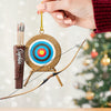 Joycorners Bow And Arrow Ornament, Personalized Ornament 2D Flat LM2211
