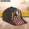 Joy Corners Hereford Flag Customized Name Denim Cap