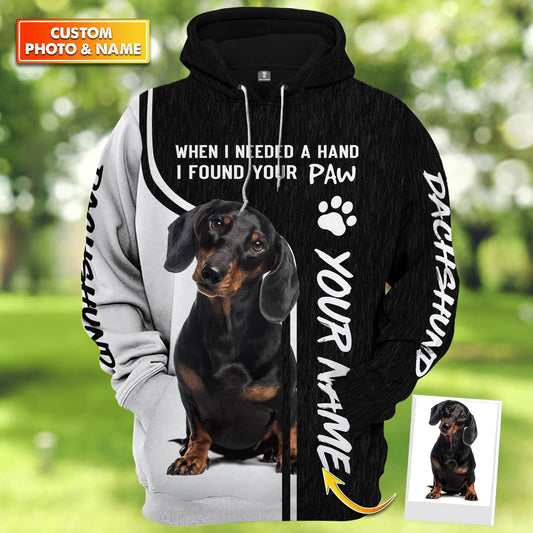 Joycorners Dachshund Lover 3D Custom Name And Dog Full Print Shirts