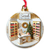 Joycorners Custom Name Nail Salon Ornament, Nail Salon Christmas Decoration 2D Flat LM2111
