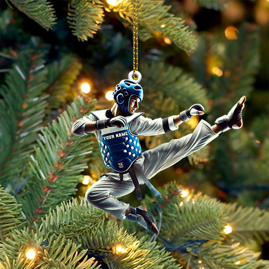 Joycorners Custom Ornament, Sport Ornament, Christmas Decor 2D Flat LM2211