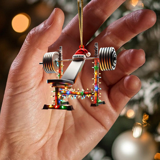 Joycorners Stronger Home Decor Christmas Ornament, Personalized Ornament 2D Flat LM2211