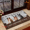 Joycorners Horse Custom Name - Live Like Someone Left The Gate Open Doormat