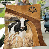 Joycorners Holstein Custom Name Blanket Collection
