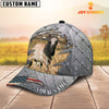 Joycorners Steel Pattern Brahman Customized Name Cap