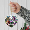 Joycorners Custom Name Scotland Ornament, Christmas Gift for Scotland Lover5 2D Flat LM2111
