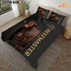 Joycorners Beefmaster Never Walk Alone Custom Name Bedding Set