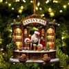 Joycorners Santa's Bar Christmas Ornament, Bartender Ornament, Personalized Ornament 2D Flat LM2211