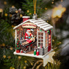 Joycorners Santa's Tattoo Christmas Ornament, Personalized Ornament 2D Flat LM2211