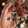 Joycorners Weightlifter Lover Christmas Ornament, Personalized Ornament 2D Flat LM2211