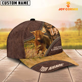 Joycorners Highland Farm & Jesus Customized Name Cap