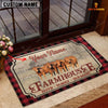 Joycorners Beefmaster Faith Family Farming Custom Name Doormat