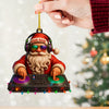 Joycorners Santa DJ Christmas, Home Decor, Christmas Ornament, Personalized Ornament 2D Flat LM2111