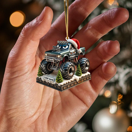 Joycorners Off-road Vehicle Home Decor Christmas Ornament, Personalized Ornament 2D Flat LM2211
