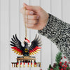 Joycorners Custom Name Germany Ornament, German Lover Christmas Gift 2D Flat LM2111