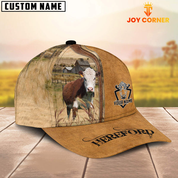 Joycorners Custom Name Hereford Classic Cap
