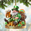 Joycorners Custom Name Ireland Ornament, Ireland Lover Christmas Gift3 2D Flat LM2111
