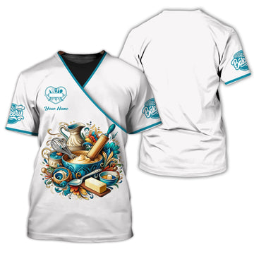 Joycorners Personalized Baker Shirts - Whisking Up Delight MT2509