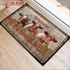 Joycorners Shorthorn Custom Name - Home To Where The Herd Is FarmHouse Doormat