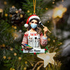 Joycorners Makeup Artist Christmas Ornament, Personalized Ornament 2D Flat LM2211