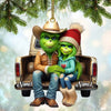 Joycorners Custom Name Couple Christmas Ornament, Lover Christmas Gift 2D Flat LM2111
