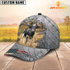 Joycorners Steel Pattern Holstein Customized Name Cap