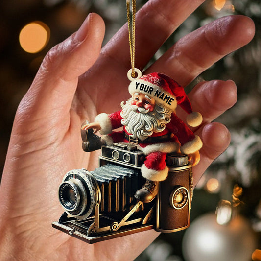 Joycorners Photographer Christmas Home Decor Christmas Ornament, Personalized Ornament4 2D Flat LM2211