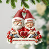 Joycorners Growing Old Together Christmas, Home Decor, Christmas Ornament 2D Flat LM2111