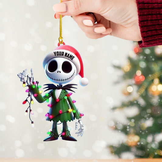 Joycorners Christmas Ghost Home Decor Christmas Ornament, Personalized Ornament 2D Flat LM2211