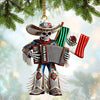 Joycorners Custom Name Mexico Ornament, Christmas Gift for Mexican 2D Flat LM2111