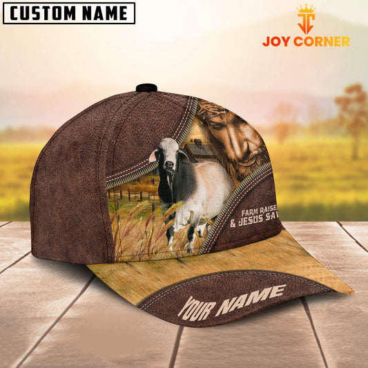 Joycorners Brahman Farm & Jesus Customized Name Cap