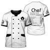 Joycorners Personalized Chef Shirt - Chef Nutrition Facts MT2509