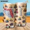 Joy corners Custom Name And State Trucker Tumbler