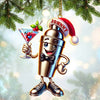 Joycorners Custom Name Barista Ornament, Barista Christmas Decoration 2D Flat LM2111