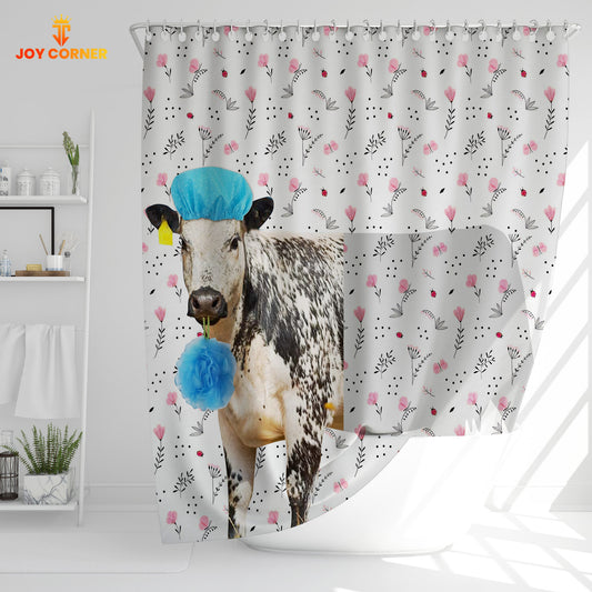 Joycorners Speckle Park Flower 3D Shower Curtain