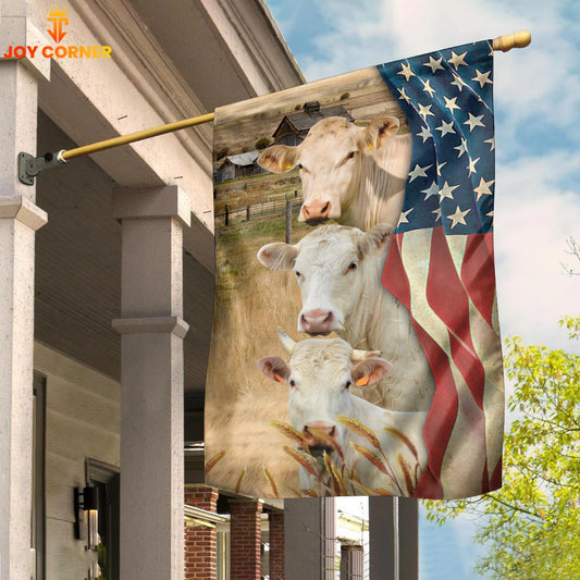 Joycorners Charolais Farming 3D Flag